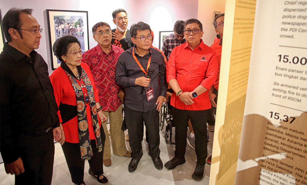  Megawati Hadiri Pameran Meretas Jalan Demokrasi