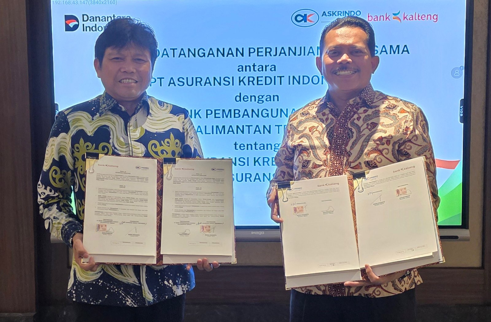 Perkuat Pembiayaan UMKM, Askrindo dan BPD Kalteng Jalin Kerja sama Asuransi