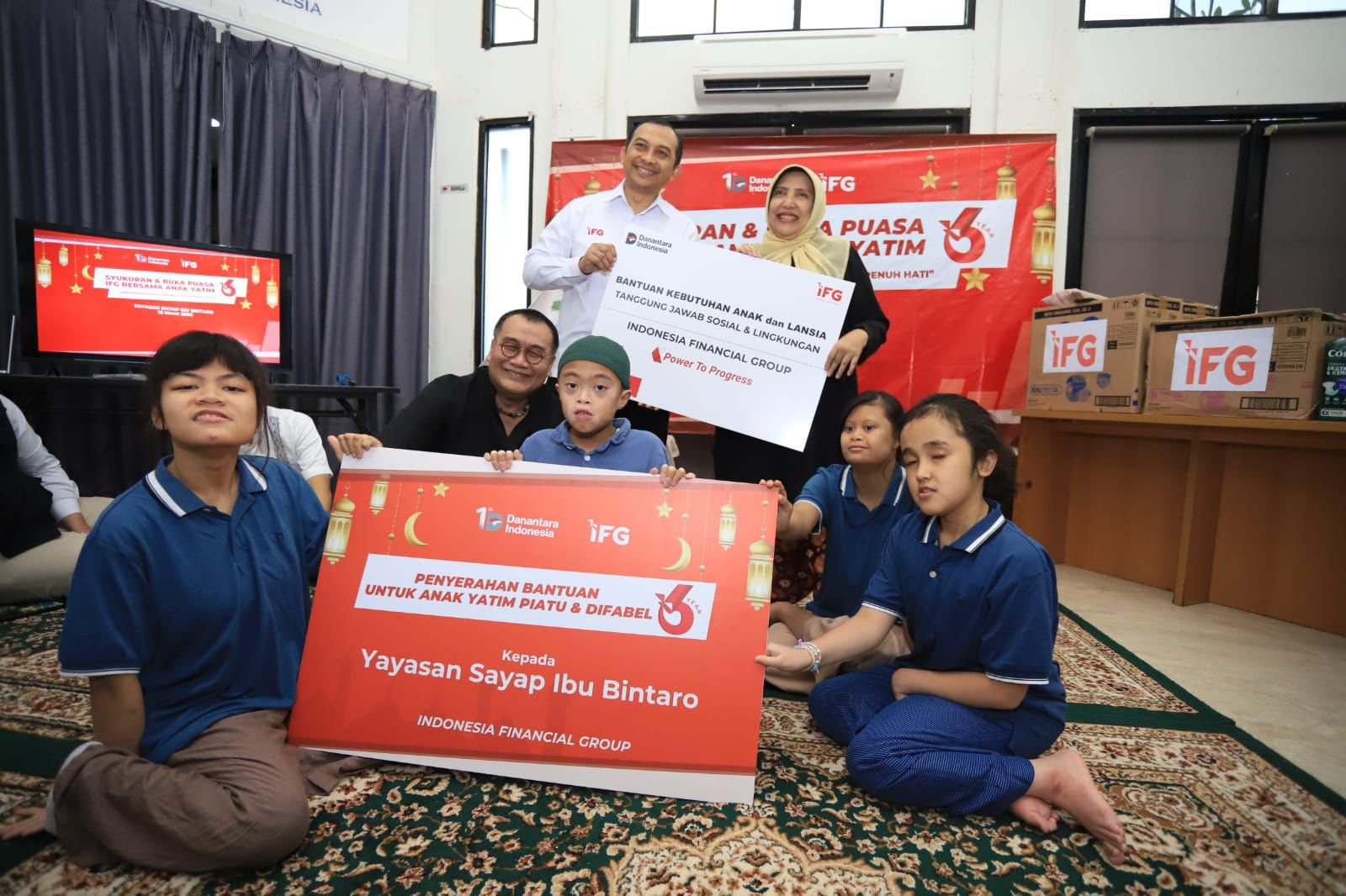 HUT ke 6, Indonesia Financial Group (IFG) Bantu Yayasan Sayap Ibu